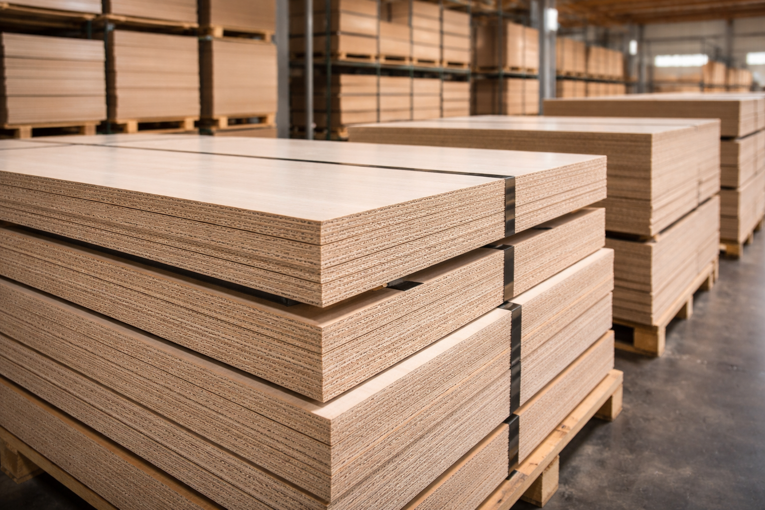 Prelam Particle Board Warehouse
